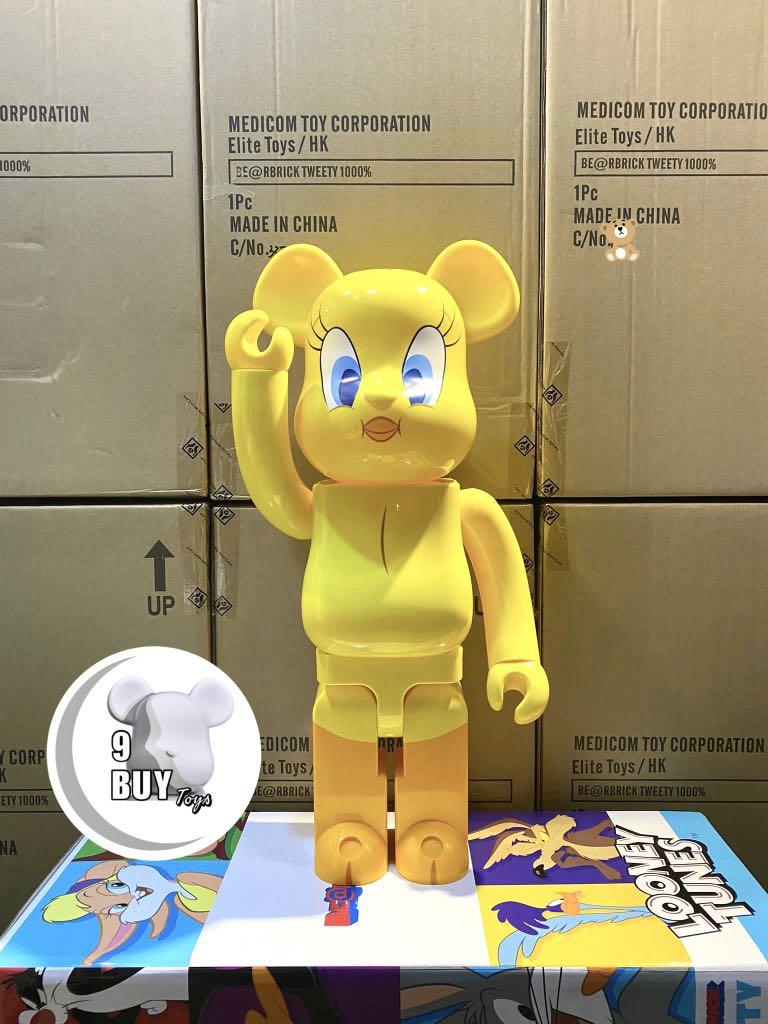 通販早割 BE＠RBRICK TWEETY 1000％ - おもちゃ/ぬいぐるみ