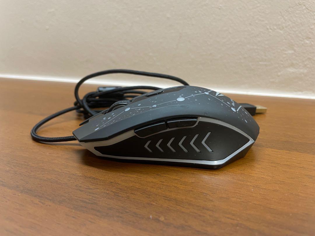 Alcatroz XCraft Pro Twilight 2000 Silent Wired Gaming Mouse, Computers & Tech, Parts