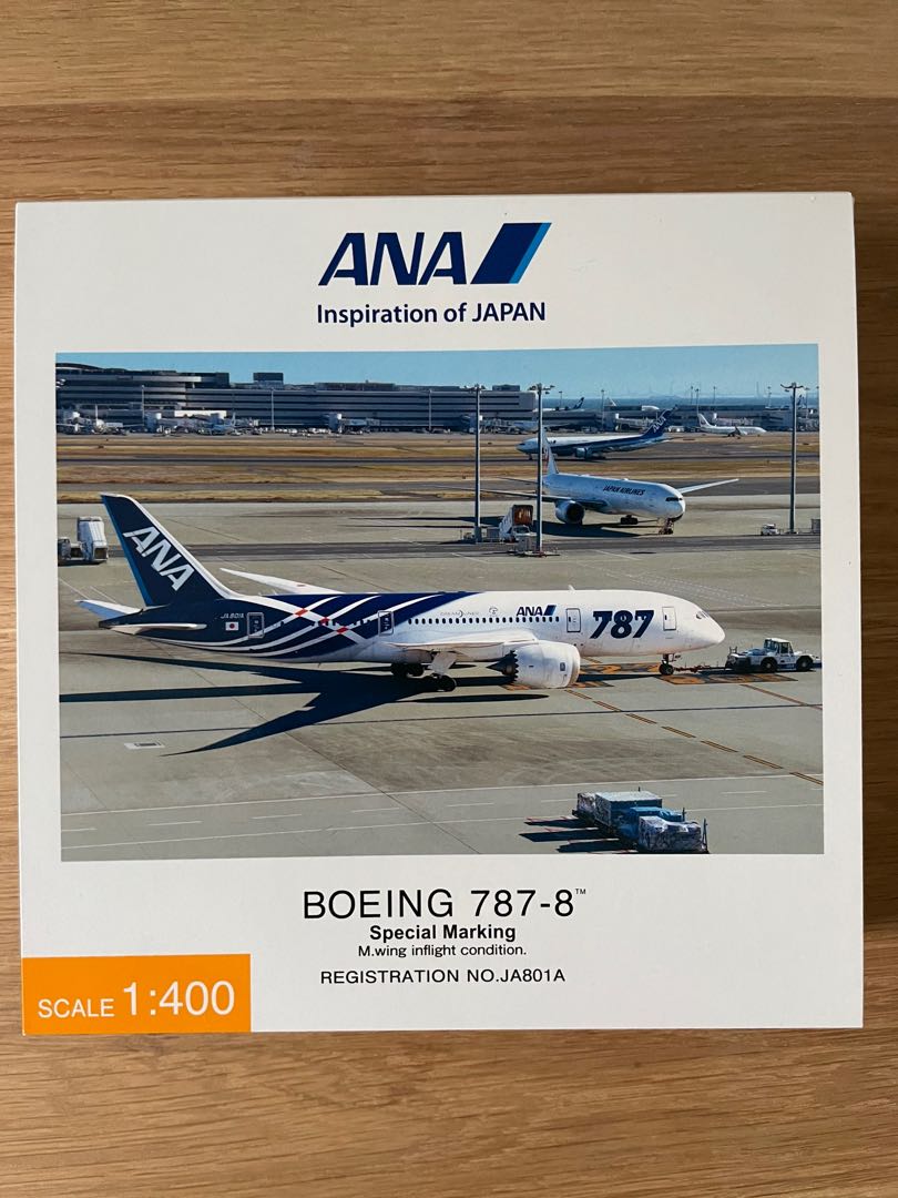 ANA 官方1:400 Boeing 787-8 JA801A 特別塗裝飛機模型, 興趣及遊戲