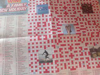 Australia Themed Large Crossword Puzzle Poster. New