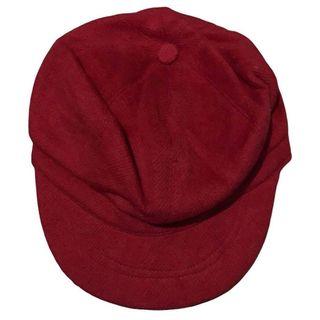AUTHENTIC BURBERRY RED WOOL CAP
