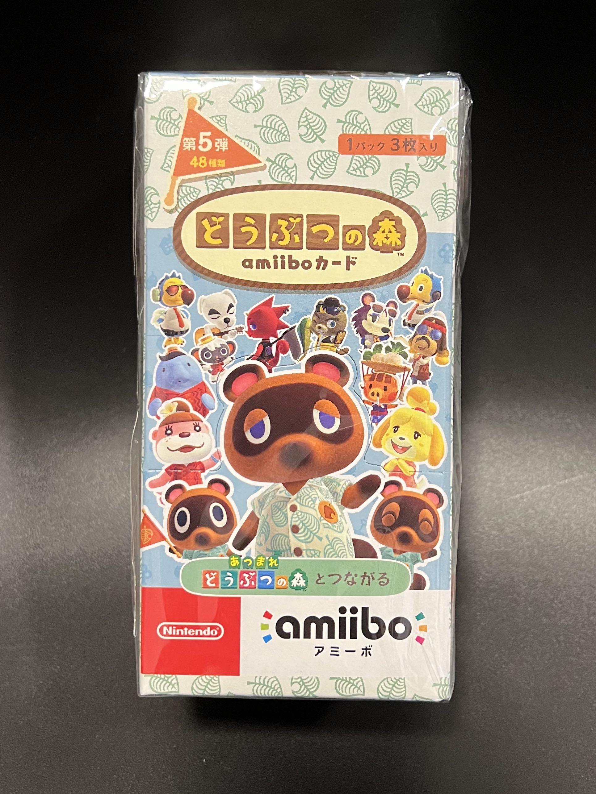 Authentic Japanese Nintendo Animal Crossing Amiibo Booster Box - Series 5,  Hobbies & Toys, Toys & Games on Carousell