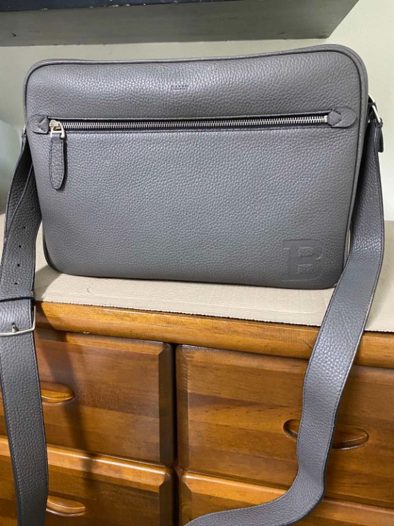 Bally Men's Leather Messenger Bag, Luxury, Bags & Wallets on Carousell