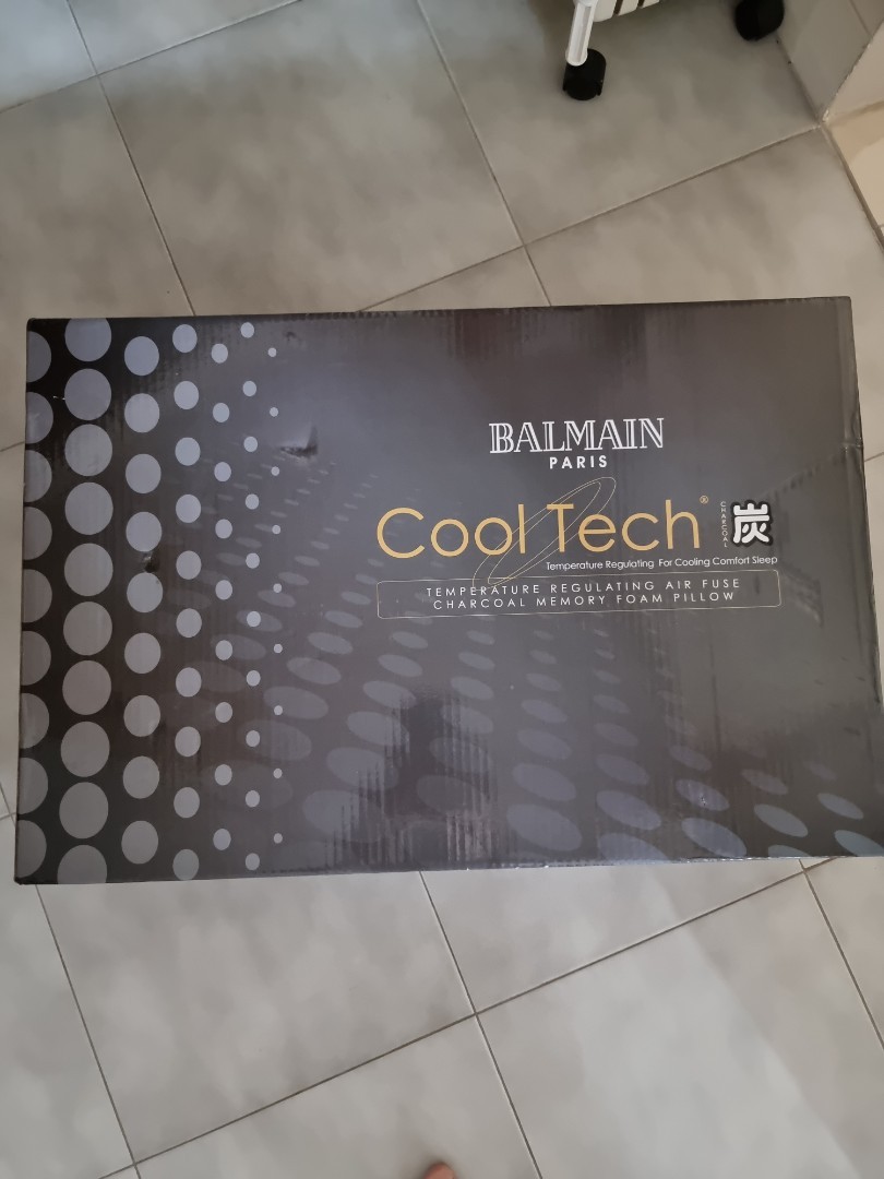 cool tech black pillow