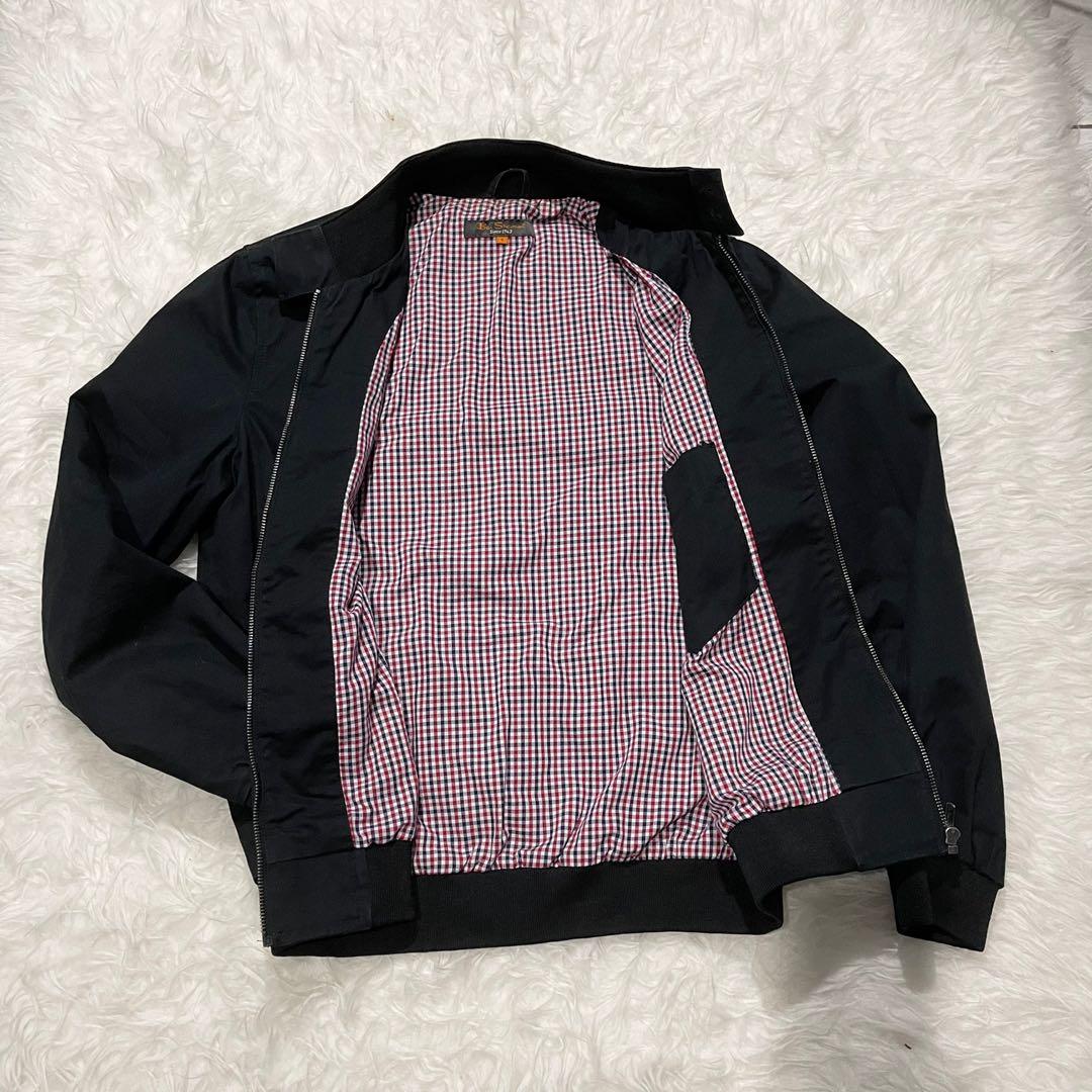 black jacket with checkered inside