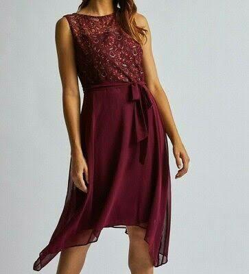 Dorothy Perkins brocade party dress 