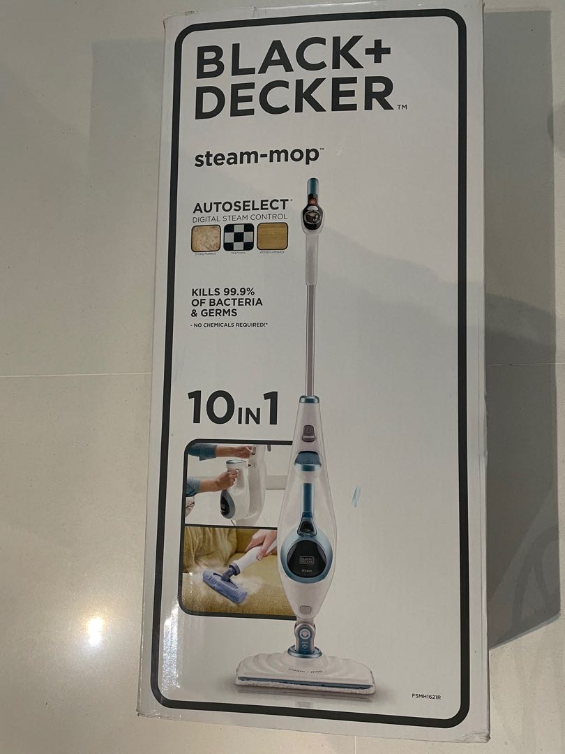 Black + Decker steam mop (10 IN 1), TV & Home Appliances, Vacuum