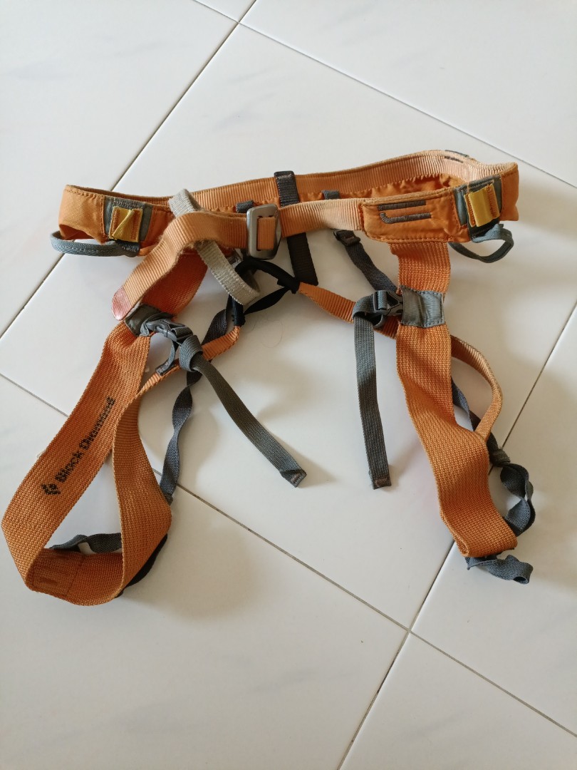 black diamond alpine climbing harness via ferrata triathlon lightweight