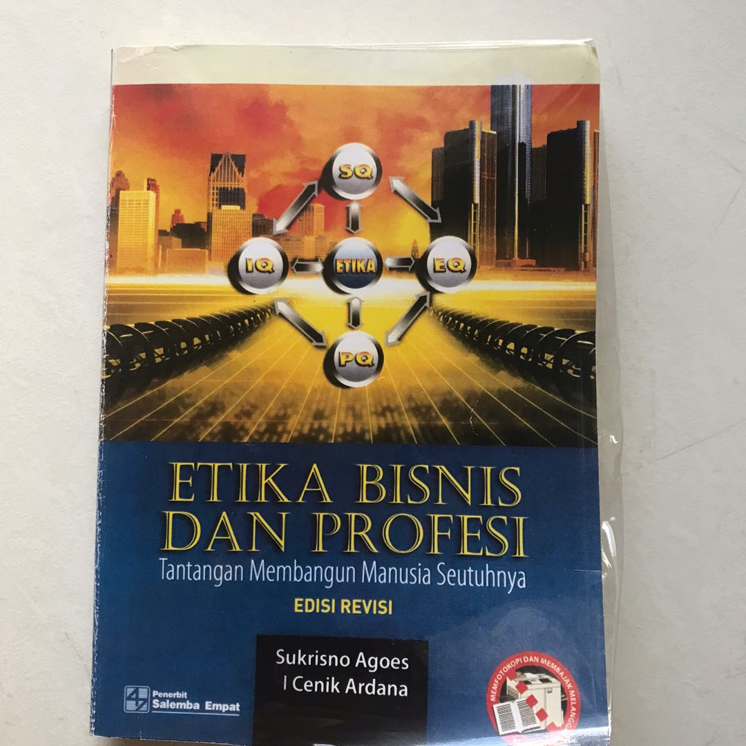 Buku etika bisnis dan profesi Sukrisno Agoes