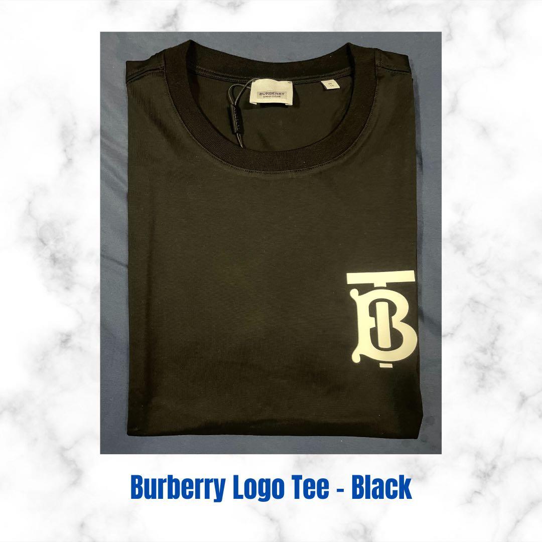 Burberry Classic “TB” Logo Tee - Black, Men's Fashion, Tops & Sets, Tshirts  & Polo Shirts on Carousell