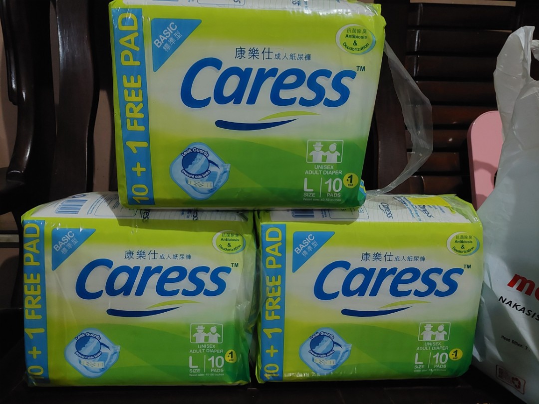 Caress adult diapers Large, Health & Nutrition, Medical Supplies