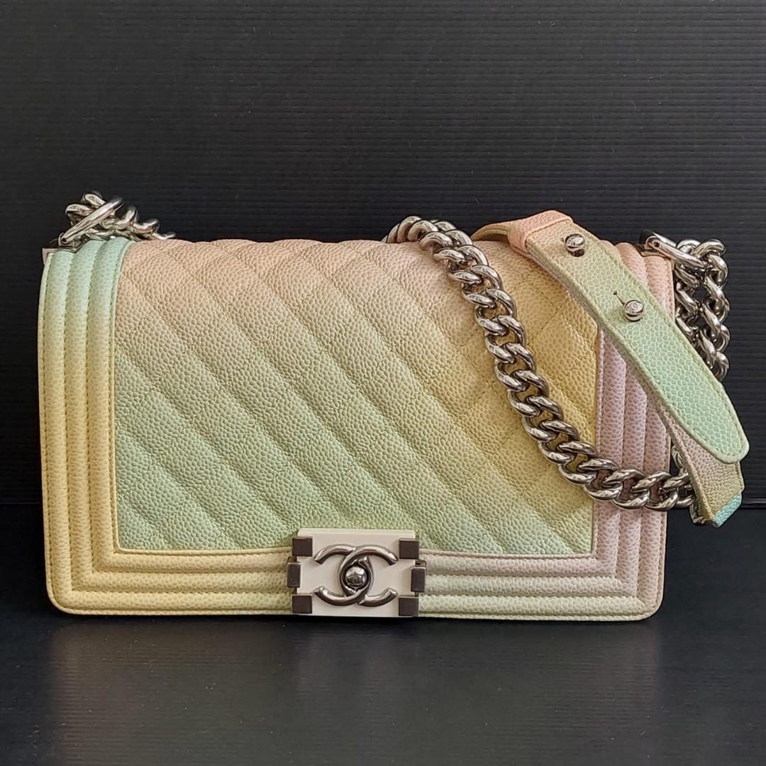 Cotton candy chanel bag hot sale
