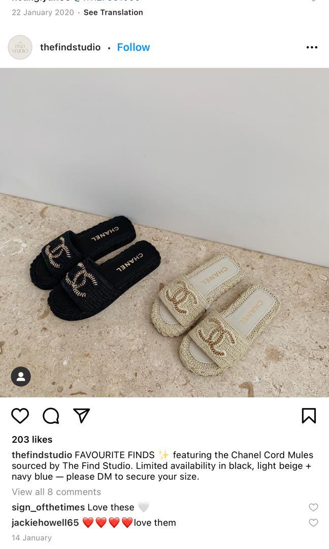 Chanel sandals in size 39 beige mules Luxury Sneakers Footwear