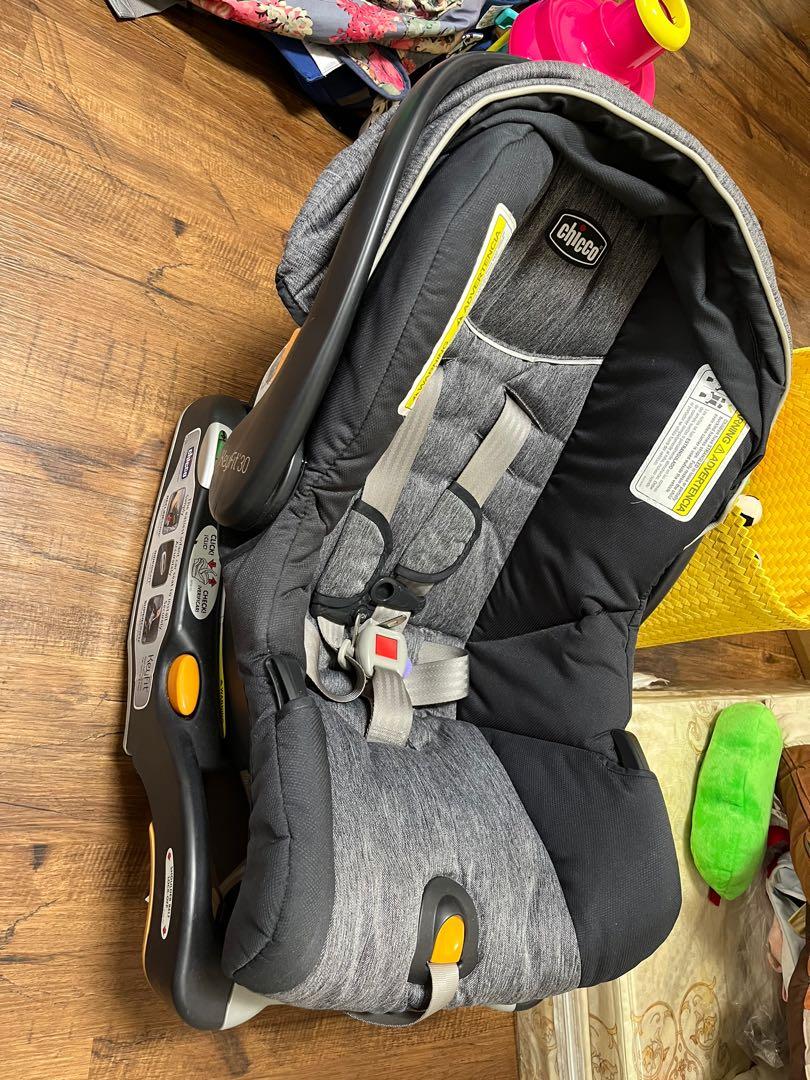 Chicco Bravo Car Seat with Key Fit Base 30, Babies & Kids, Going Out