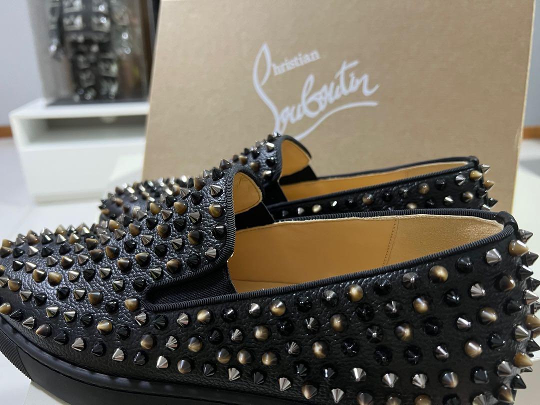 christian louboutin sneakers men 43.5 Vieira Spikes Flats