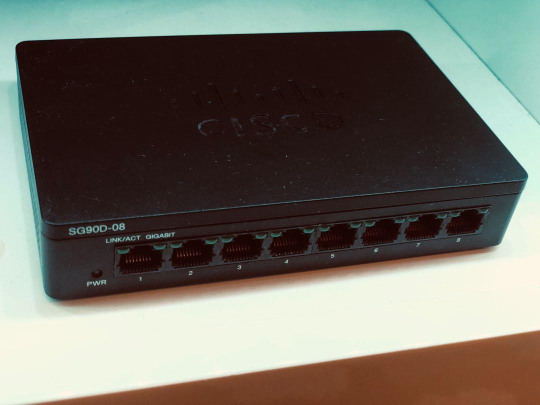 Cisco SG90D-08 8 port Gigabit switch, Computers & Tech, Parts ...