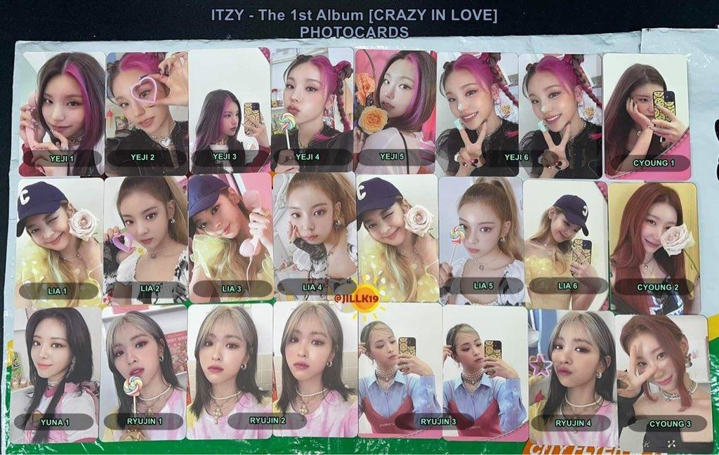 ITZY - CRAZY IN LOVE - 1ST ALBUM - Special Version - Official Photocards