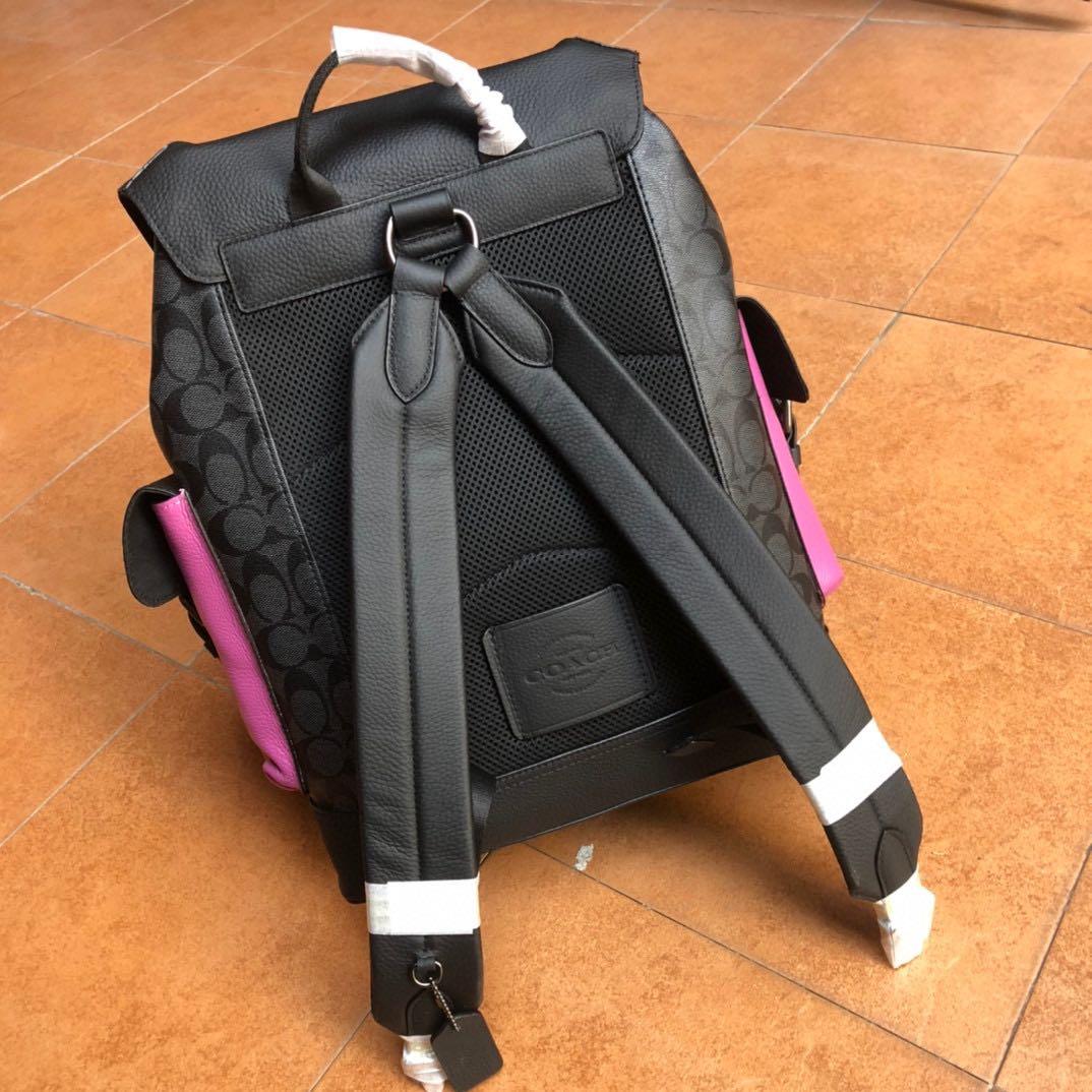 Coach Hudson Backpack In Colorblock Signature Canvas