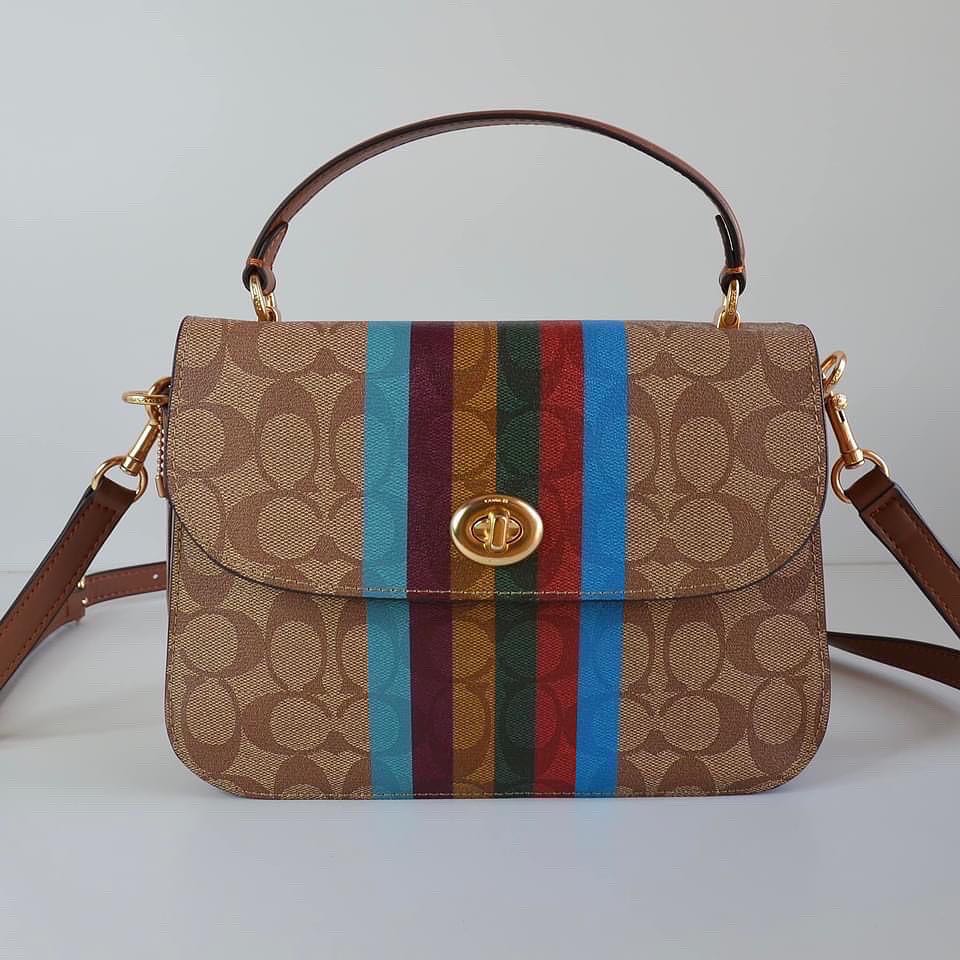 Coach Marlie Top Handle Satchel, Women's Fashion, Bags & Wallets, Cross