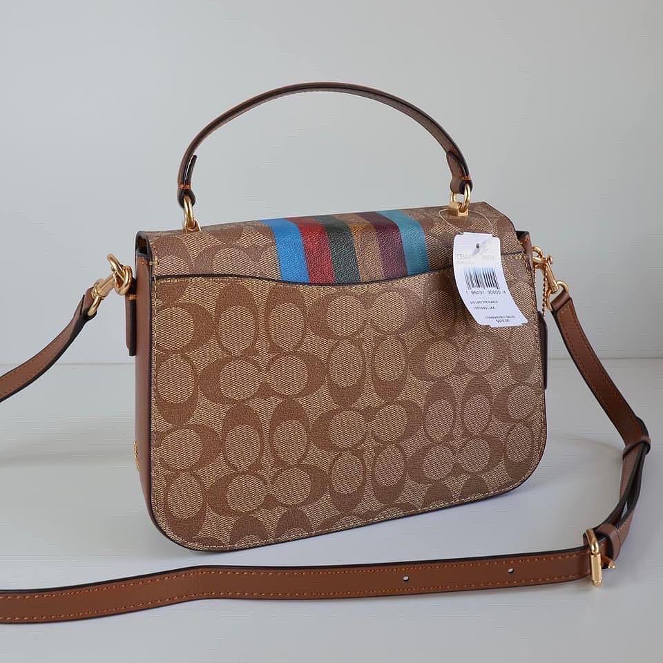 Coach Marlie Top Handle Satchel, Women's Fashion, Bags & Wallets, Cross