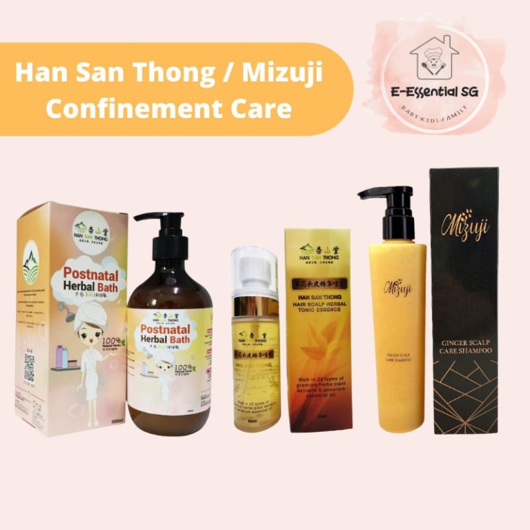 Confinement Shower Cream/Ginger Shampoo, Beauty & Personal Care, Bath