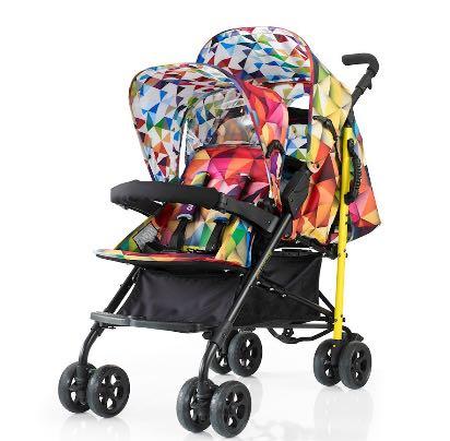 cosatto double pram