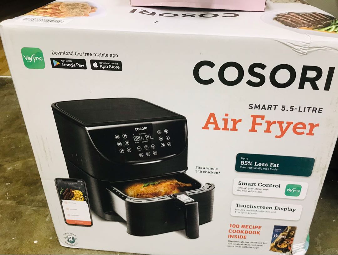 COSORI (US Brand) Airfryer, TV & Home Appliances, Kitchen Appliances, Fryers on Carousell