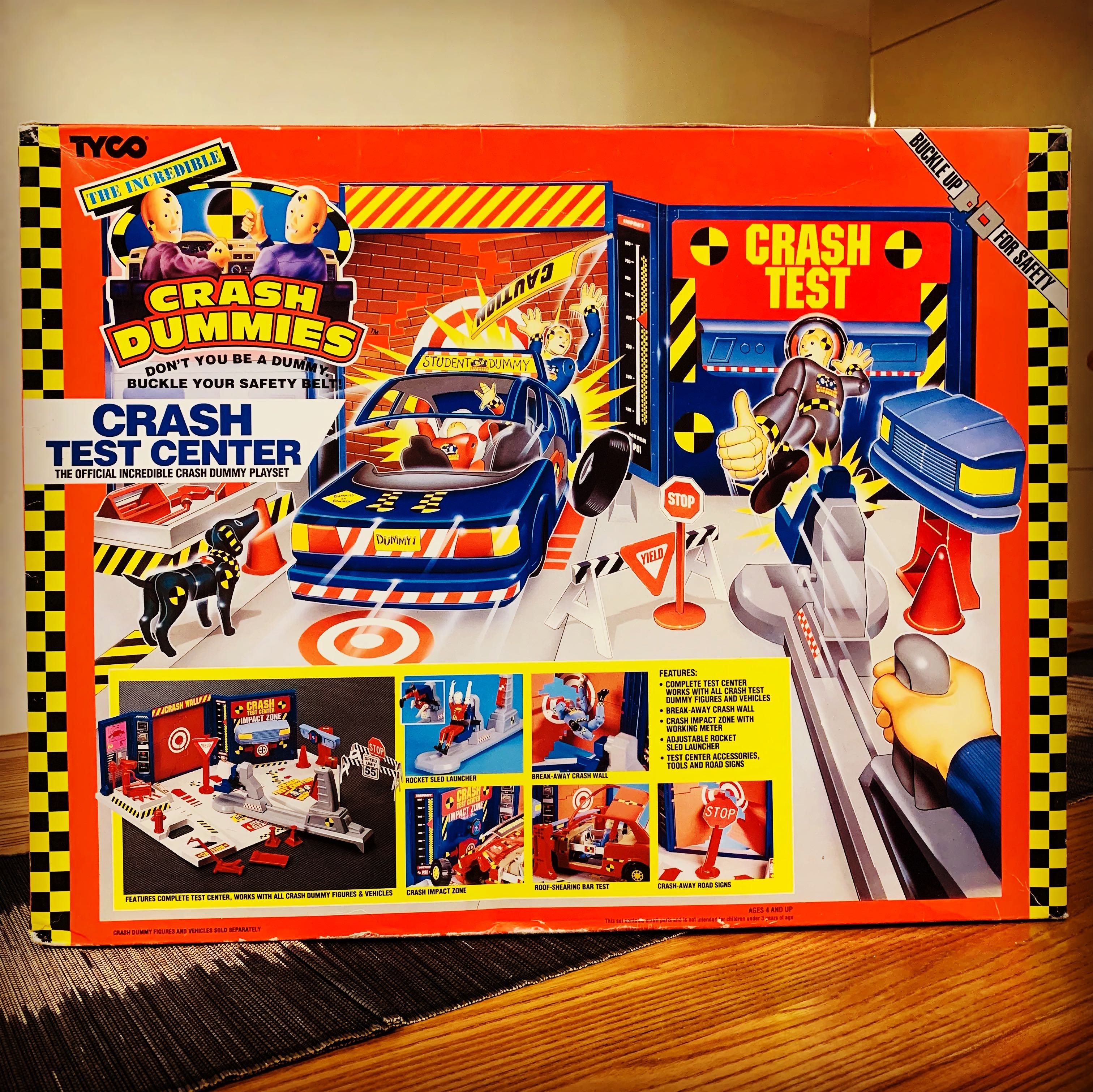Crash Dummies Crash Test Center Playset, Hobbies & Toys, Toys & Games