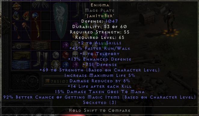 King of a crazy drop for me: 100% perfect 3OS Mage Plate : r/pathofdiablo