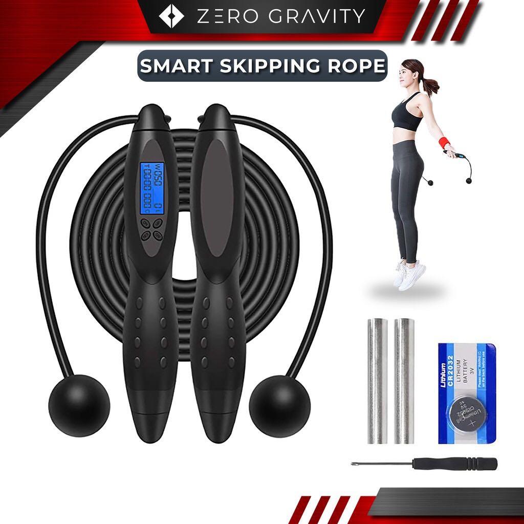 Digital Jump Rope Skipping Rope Tali Lompat Fitness Equipment Sport Workout Exercise Tool Sports Equipment Exercise Fitness Cardio Fitness Machines on Carousell