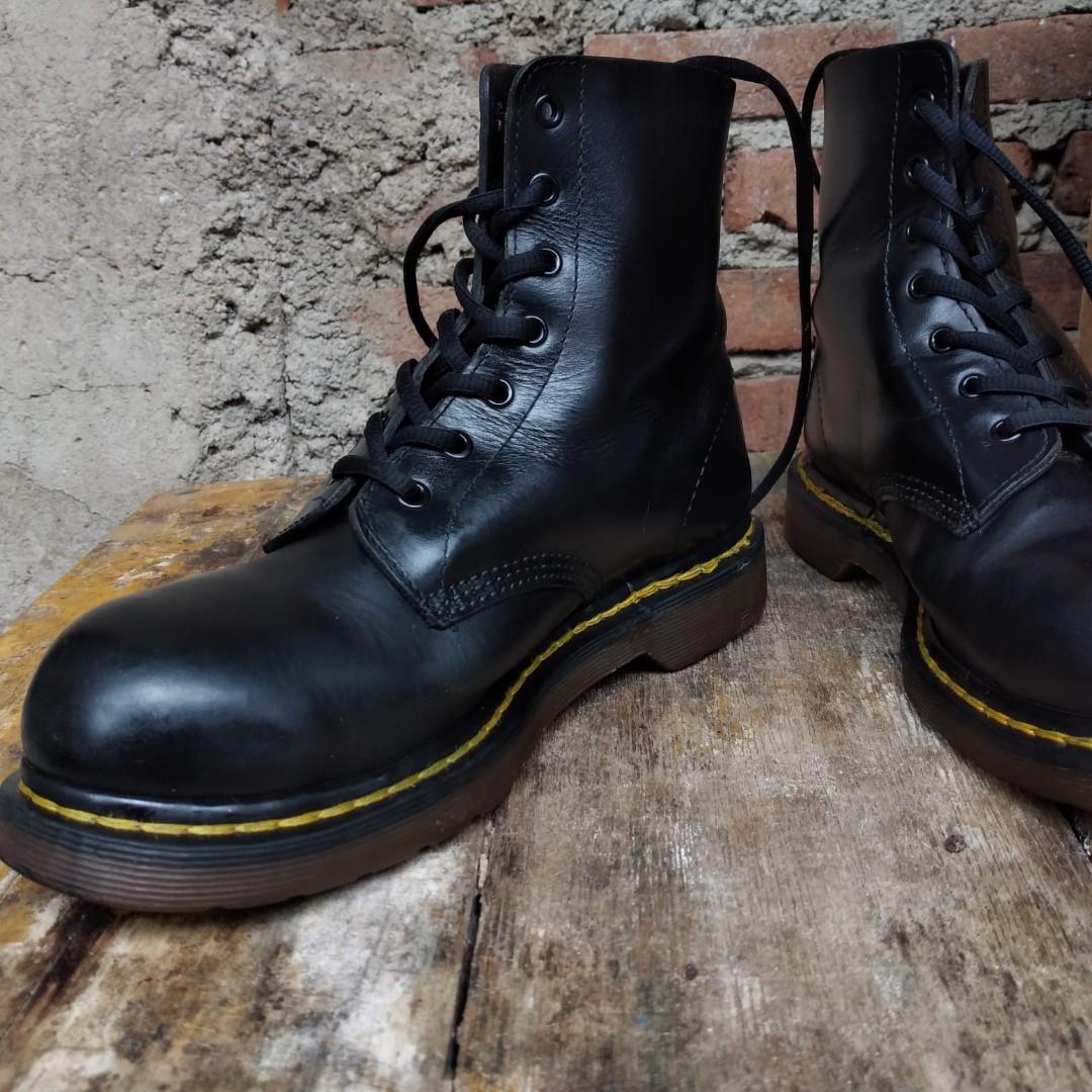 Dr. Martens 7 Holes 1920 Black Double Stich Steel Toe MIE