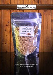 EJs Herbs and Spices ANISE SEEDS in Stand Alone Resealable Pouch