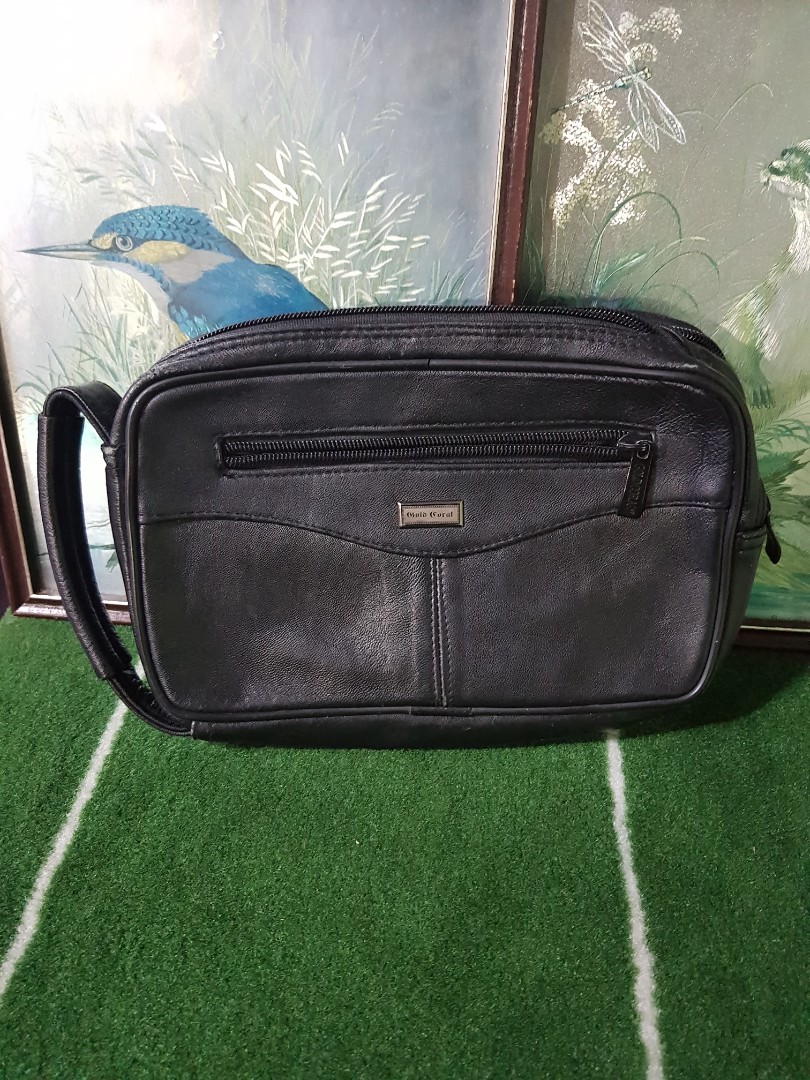 Gold coral outlet leather bag