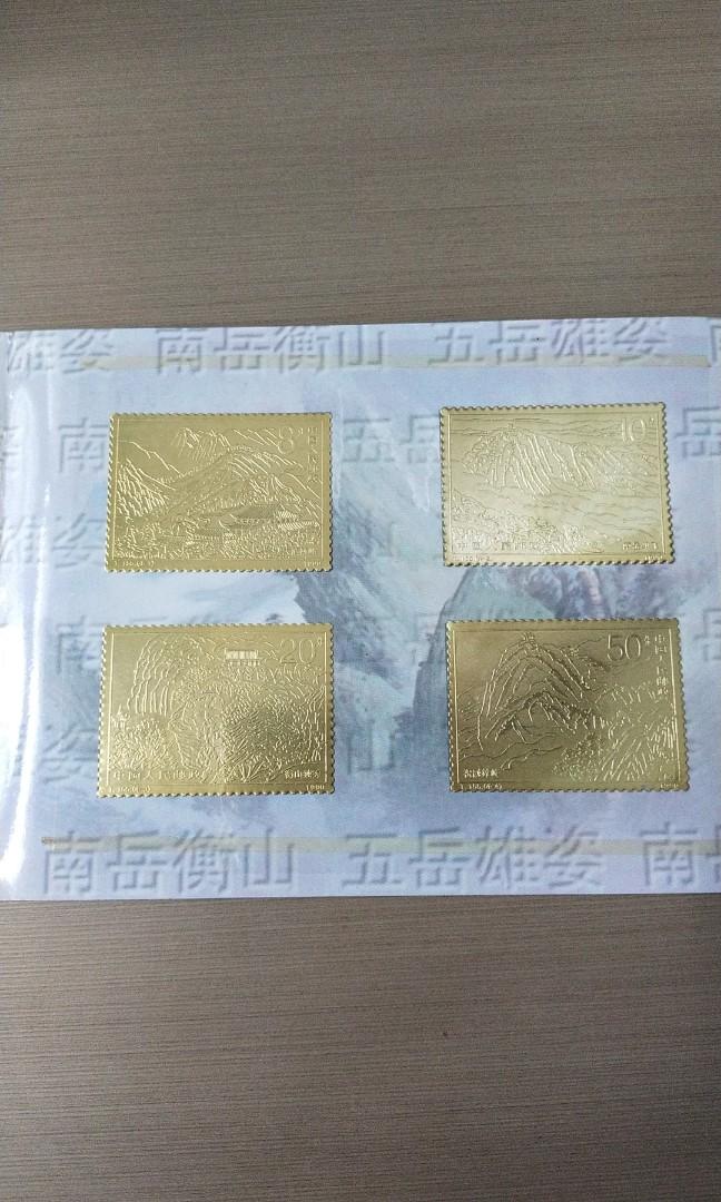 Gold plated stamp sale