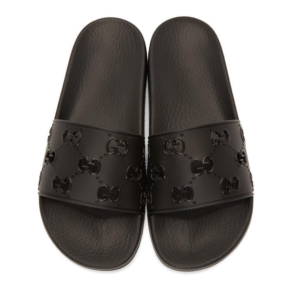 Gucci Pursuit GG Slides