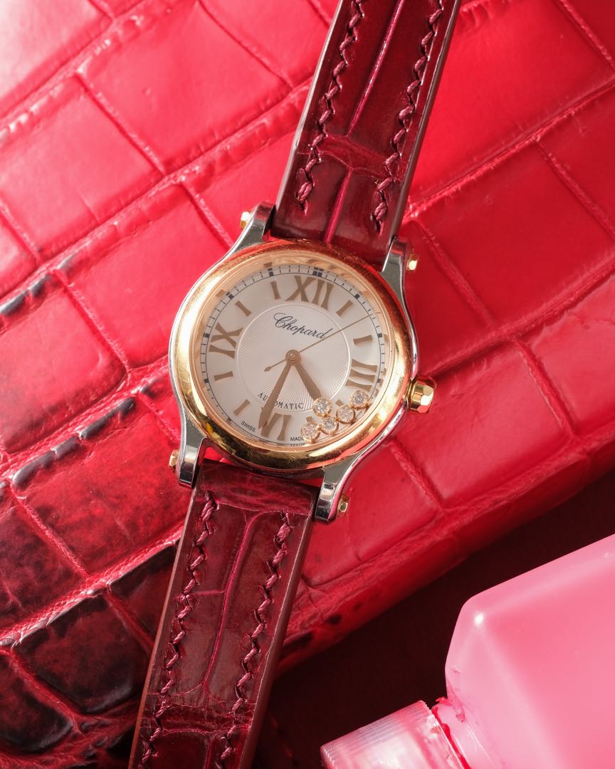 Chopard red watch store