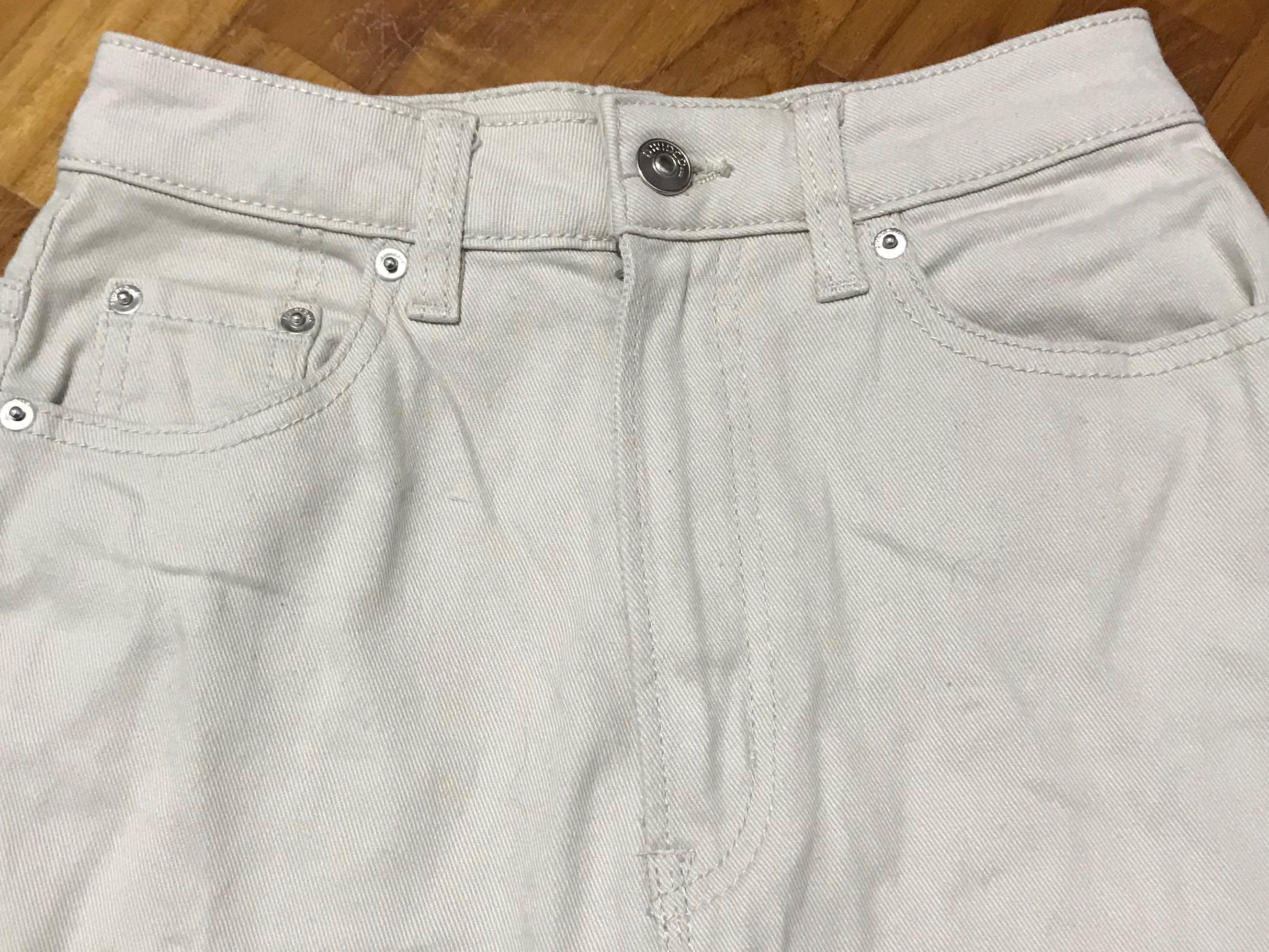 h\u0026m beige jeans, Women's Fashion, Bottoms, Jeans \u0026 Leggings on Carousell