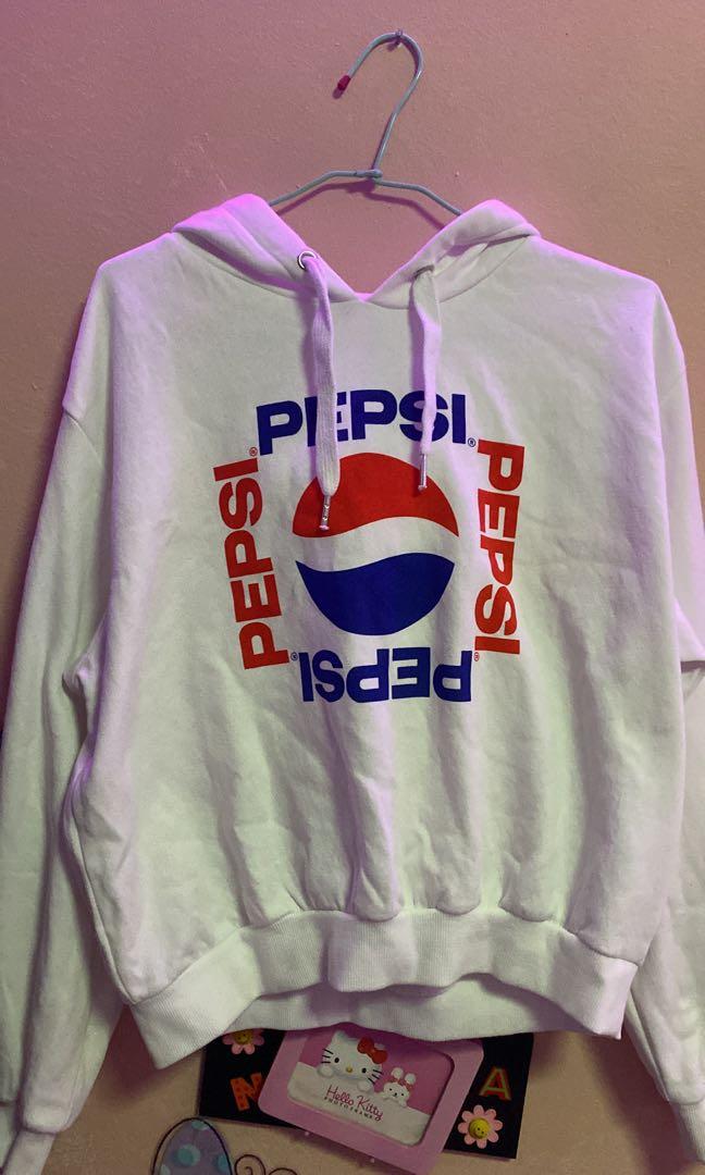 White pepsi hoodie hotsell