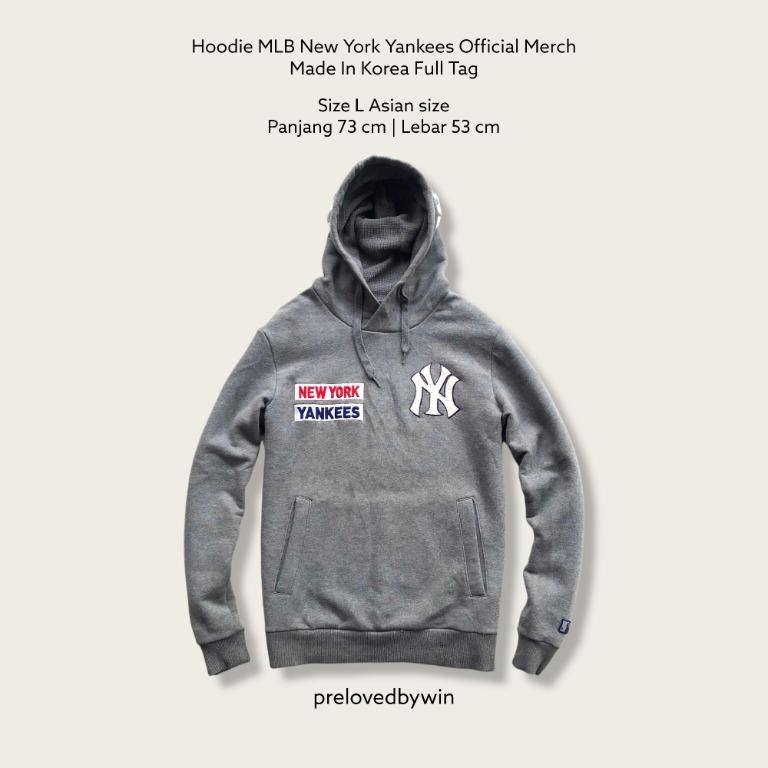 YANKEES HOODIE ORIGINAL, Fesyen Pria, Pakaian , Baju Luaran di Carousell