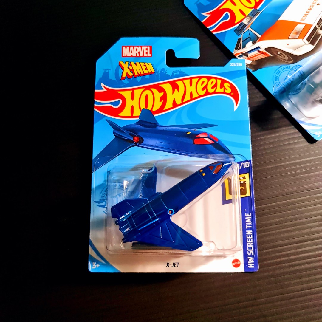 Hot Wheels Marvel XMen XJet Hotwheels Screen Time, Hobbies & Toys