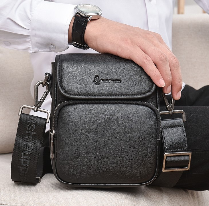 Hush Puppies 2021NOV Black Pouch Sling Bag for men Men s Fashion Bags Sling Bags on Carousell
