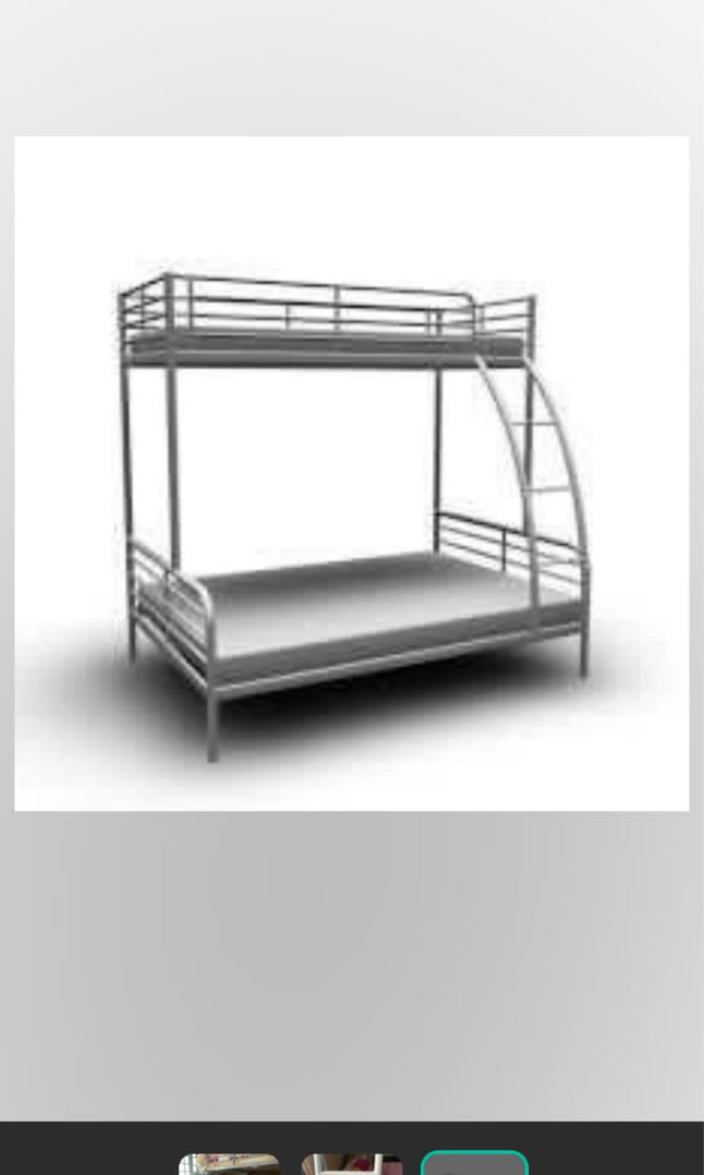 IKEA Bunk Bed Frame, Queen & Single (Bed frame), Furniture & Home
