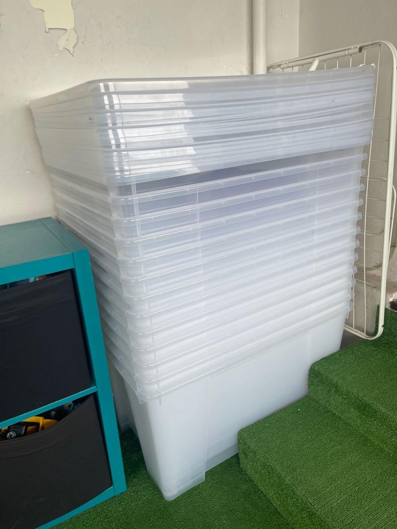 IKEA STORAGE BOXES COMPARTMENT ORGANISERS, Furniture & Home Living, Home Improvement