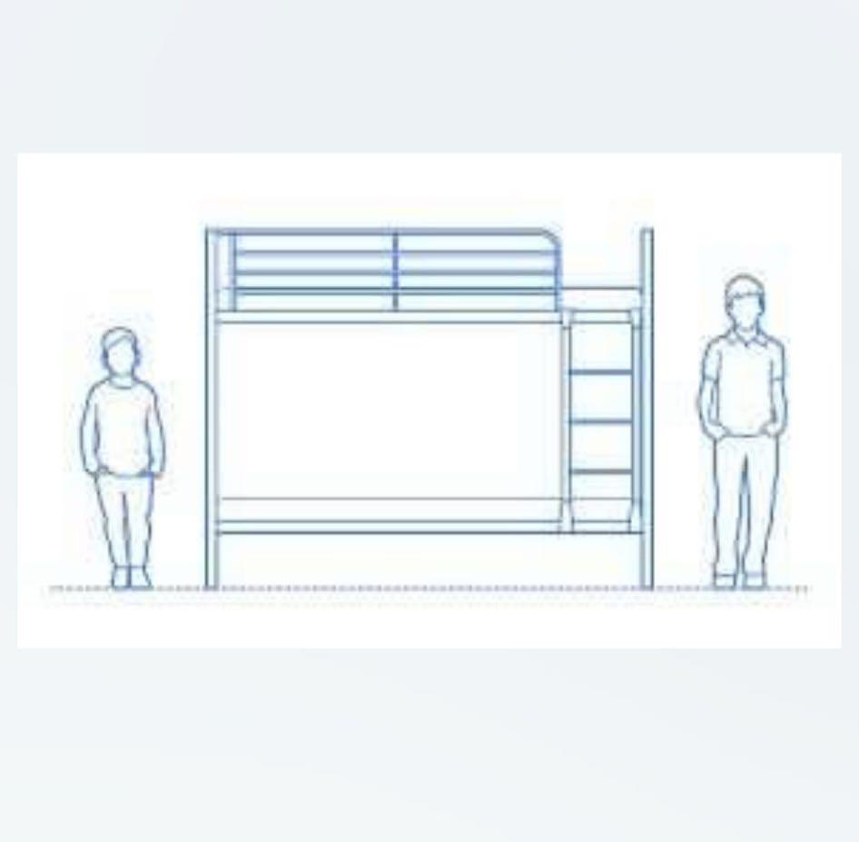 IKEA SVÄRTA Bunk Bed with pull out (3 in 1, Single, Bed Frame