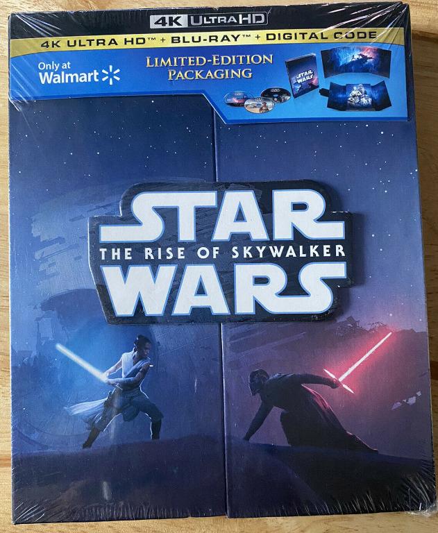 The rise of skywalker 4k blu ray clearance