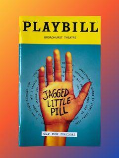 Jagged Little Pill playbill