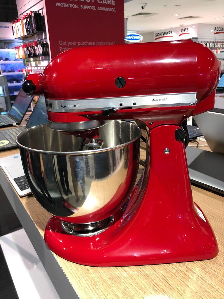 KitchenAid Artisan 4.8L Stand Mixer Empire Red, TV & Home Appliances