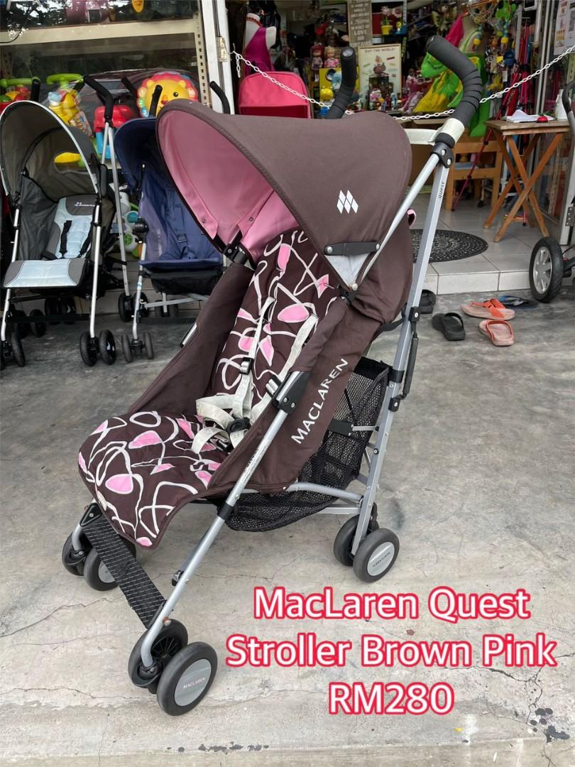 Maclaren quest pink and grey cheap