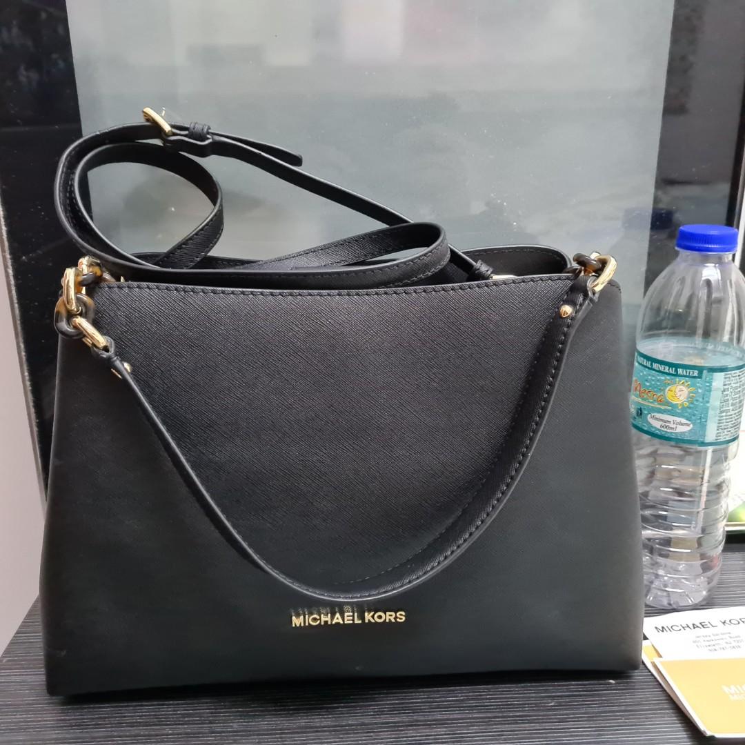 Michael Kors Sofia Large Saffiano Leather Satchel
