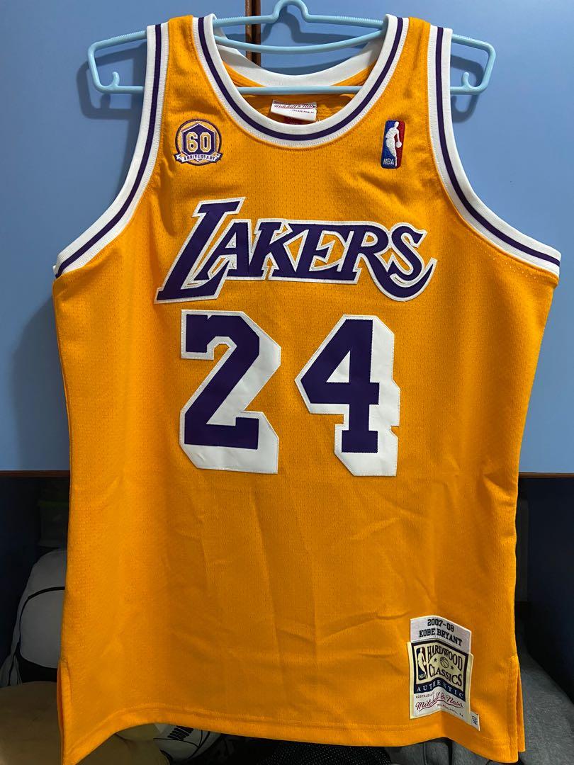 Size L 44] Mitchell and Ness Lakers 60th Kobe Bryant authentic